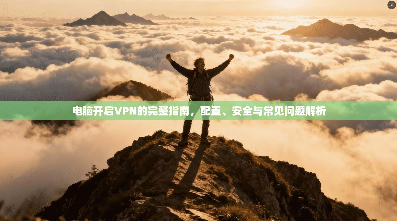 电脑开启VPN的完整指南，配置、安全与常见问题解析