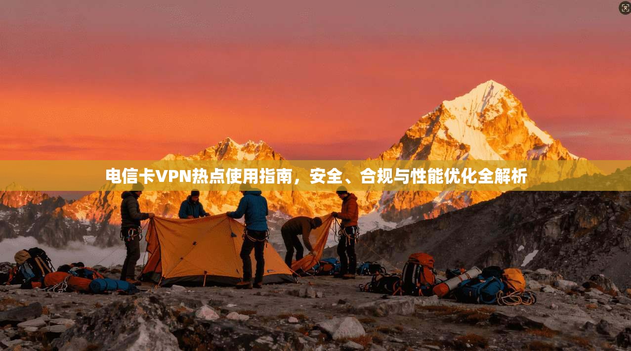 电信卡VPN热点使用指南，安全、合规与性能优化全解析