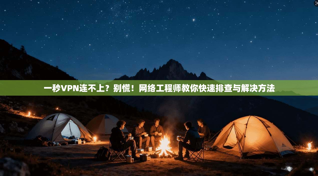 一秒VPN连不上？别慌！网络工程师教你快速排查与解决方法