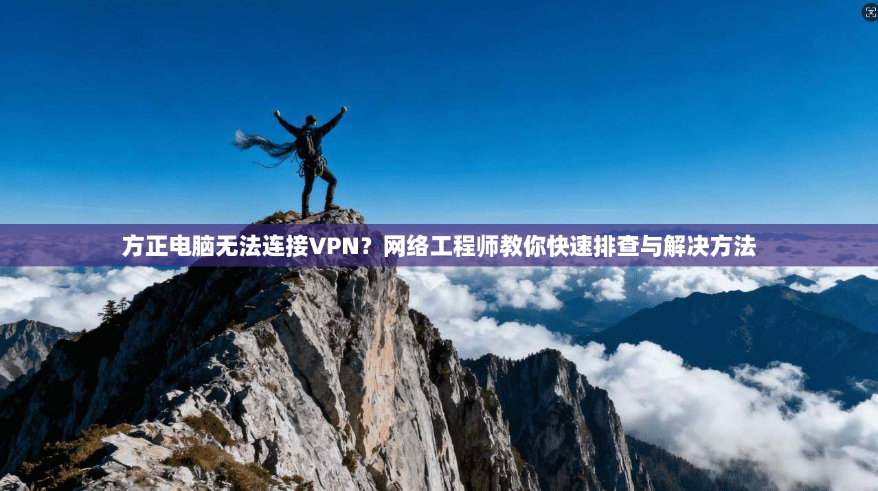方正电脑无法连接VPN？网络工程师教你快速排查与解决方法