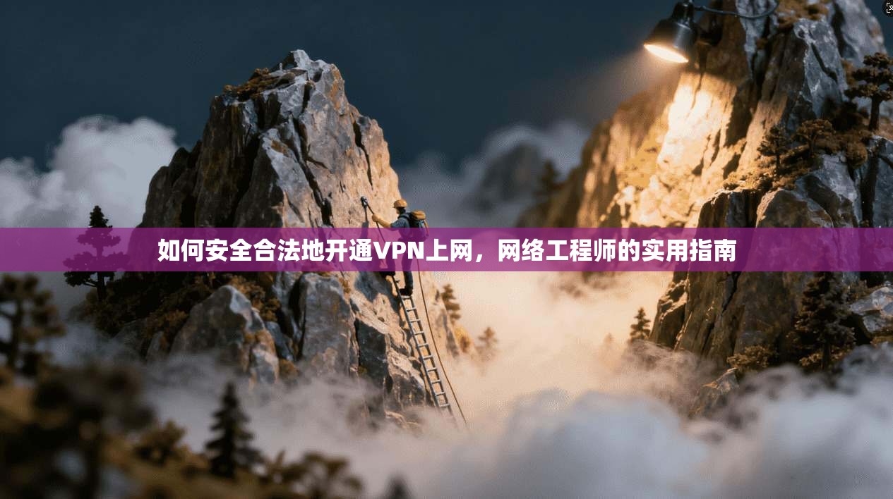 如何安全合法地开通VPN上网，网络工程师的实用指南