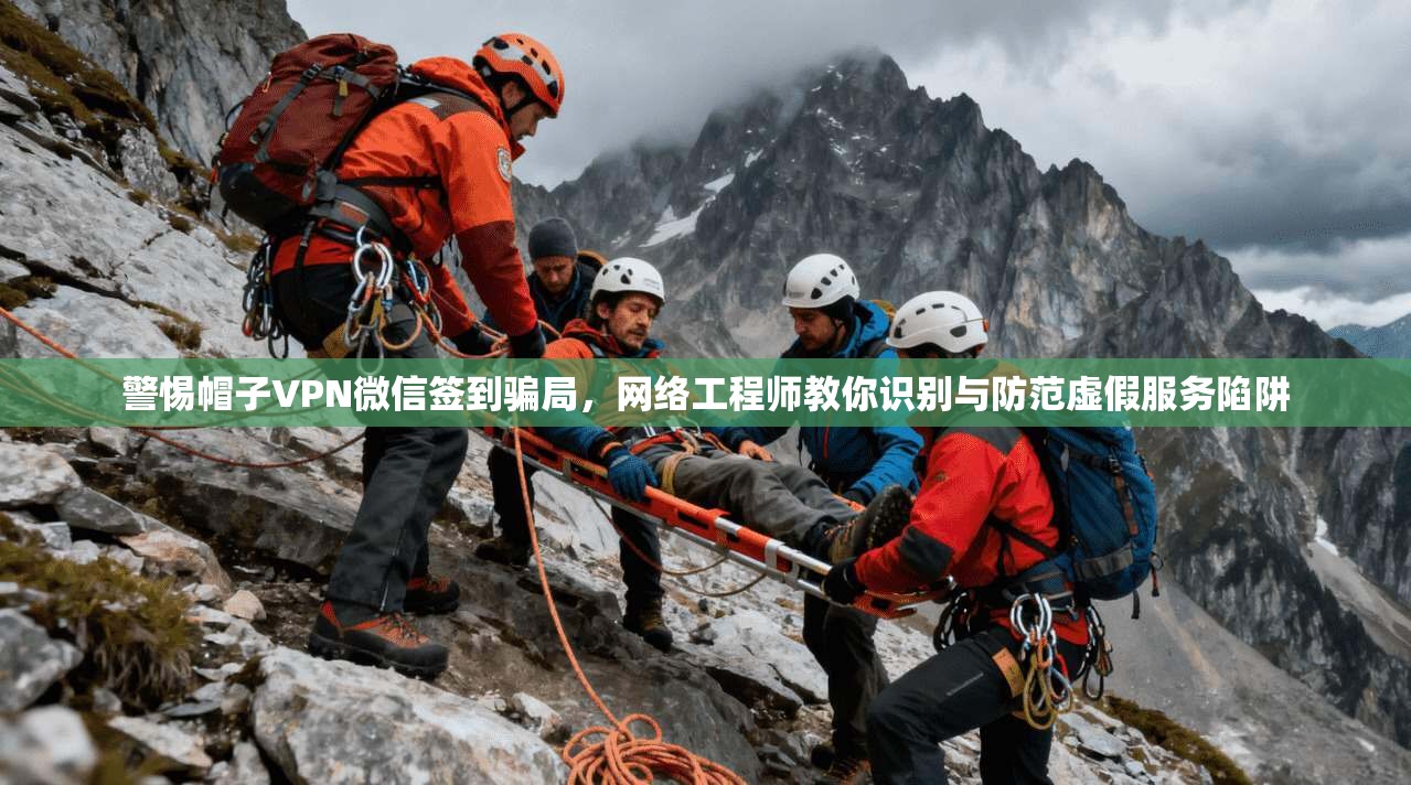 警惕帽子VPN微信签到骗局，网络工程师教你识别与防范虚假服务陷阱