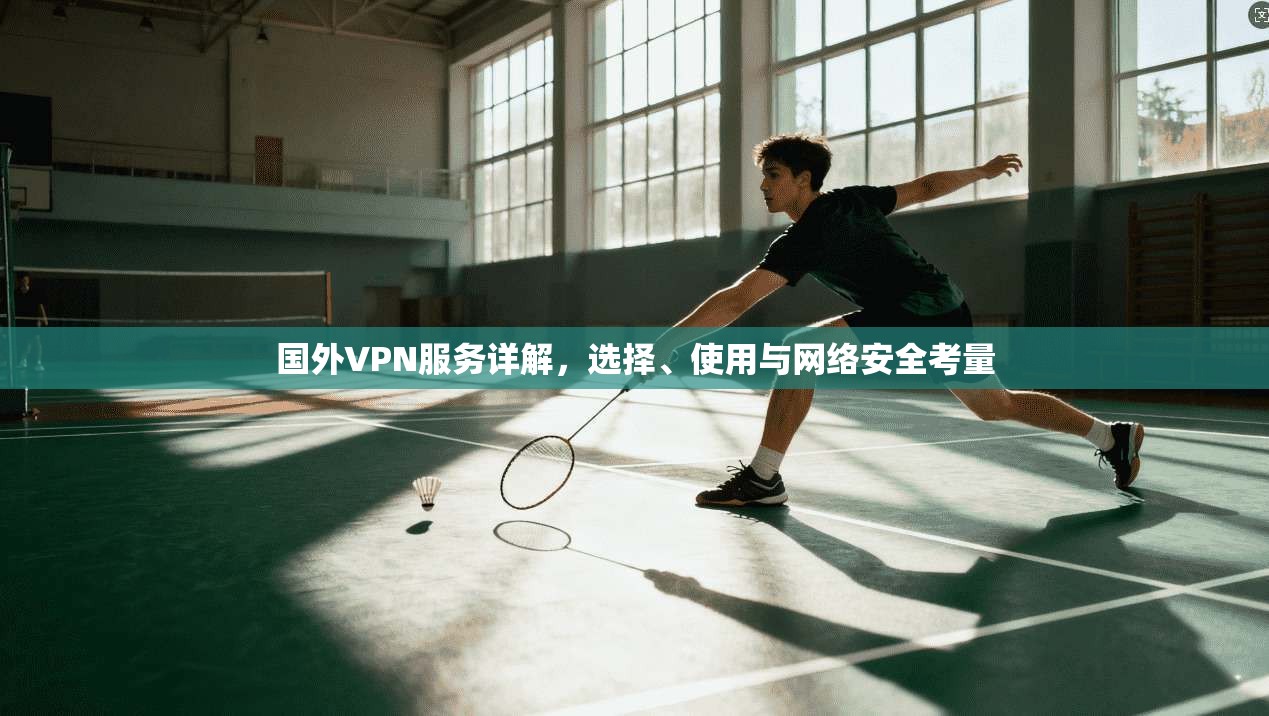 国外VPN服务详解，选择、使用与网络安全考量