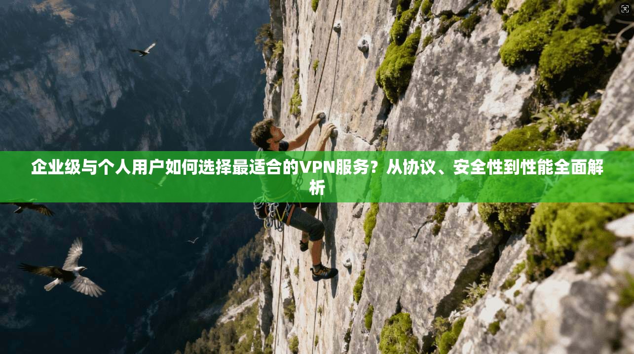 企业级与个人用户如何选择最适合的VPN服务？从协议、安全性到性能全面解析