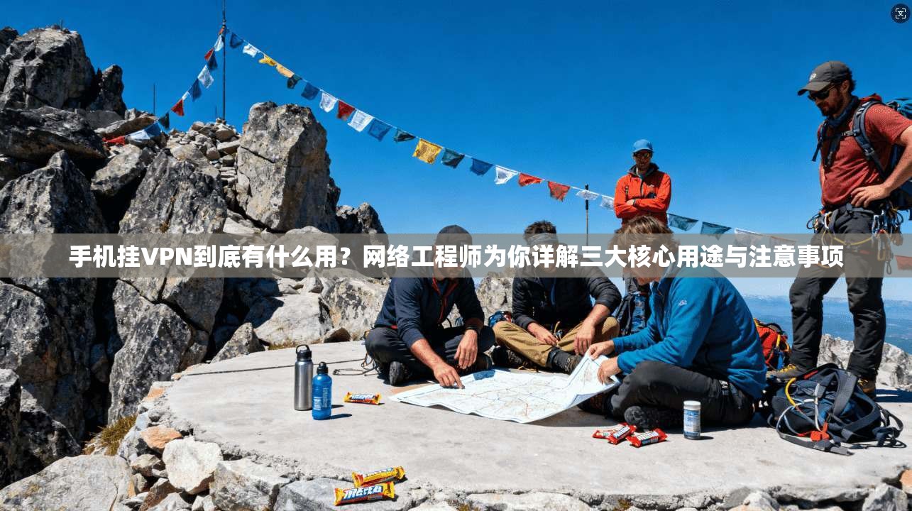 手机挂VPN到底有什么用？网络工程师为你详解三大核心用途与注意事项