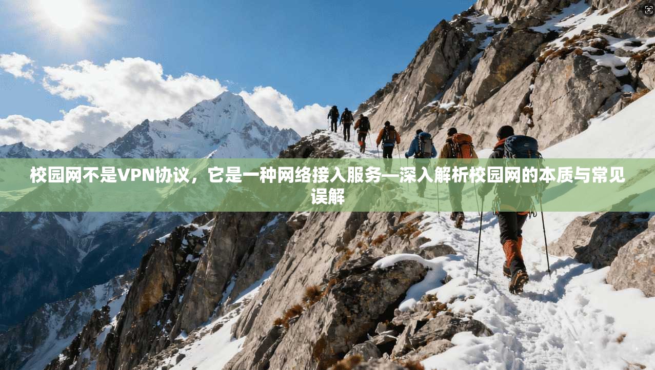 校园网不是VPN协议，它是一种网络接入服务—深入解析校园网的本质与常见误解
